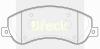 BRECK 244840070310 Brake Pad Set, disc brake
