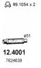 ASSO 12.4001 (124001) Exhaust Pipe
