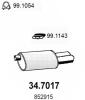 ASSO 34.7017 (347017) End Silencer
