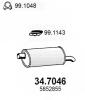 ASSO 34.7046 (347046) End Silencer
