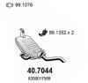 ASSO 40.7044 (407044) End Silencer