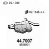 ASSO 44.7007 (447007) End Silencer