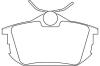 WAGNER WBP21861A Brake Pad Set, disc brake