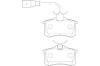 WAGNER WBP20961E Brake Pad Set, disc brake