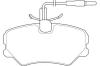 WAGNER WBP21209A Brake Pad Set, disc brake