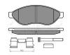 MEYLE 0252446819/W1 (0252446819W1) Brake Pad Set, disc brake