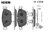 ICER 181994 Brake Pad Set, disc brake