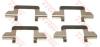 TRW PFK438 Accessory Kit, disc brake pads