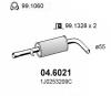 ASSO 04.6021 (046021) Middle Silencer