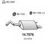 ASSO 14.7076 (147076) End Silencer