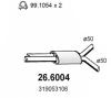 ASSO 26.6004 (266004) Middle Silencer