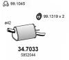 ASSO 34.7033 (347033) End Silencer