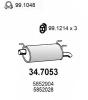 ASSO 34.7053 (347053) End Silencer