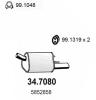 ASSO 34.7080 (347080) End Silencer