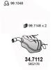 ASSO 34.7112 (347112) End Silencer