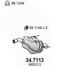 ASSO 34.7113 (347113) End Silencer