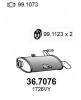 ASSO 36.7076 (367076) End Silencer