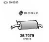 ASSO 36.7079 (367079) End Silencer