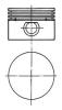 KOLBENSCHMIDT 90843600 Piston