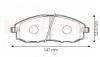 BENDIX 572442B Brake Pad Set, disc brake