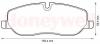 BENDIX 572521B Brake Pad Set, disc brake