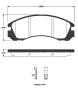 NK 221965 Brake Pad Set, disc brake
