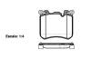 ROADHOUSE 21413.00 (2141300) Brake Pad Set, disc brake