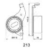 ASHIKA 45-02-213 (4502213) Tensioner, timing belt