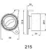 ASHIKA 45-02-215 (4502215) Tensioner, timing belt