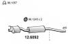 ASSO 12.6092 (126092) Middle Silencer