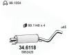 ASSO 34.6118 (346118) Middle Silencer