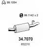 ASSO 34.7070 (347070) End Silencer
