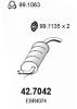 ASSO 42.7042 (427042) End Silencer