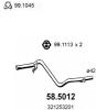 ASSO 58.5012 (585012) Exhaust Pipe
