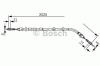 BOSCH 1987477903 Cable, parking brake