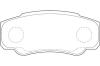 WAGNER WBP23921A Brake Pad Set, disc brake