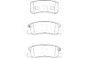 WAGNER WBP23582B Brake Pad Set, disc brake