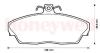 JURID 573203J Brake Pad Set, disc brake