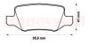 BENDIX 573082B Brake Pad Set, disc brake