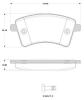 NK 223959 Brake Pad Set, disc brake