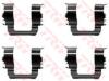TRW PFK311 Accessory Kit, disc brake pads