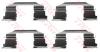 TRW PFK383 Accessory Kit, disc brake pads
