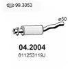 ASSO 04.2004 (042004) Front Silencer
