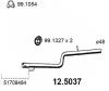 ASSO 12.5037 (125037) Exhaust Pipe
