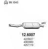 ASSO 12.6007 (126007) Middle Silencer