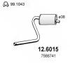 ASSO 12.6015 (126015) Middle Silencer