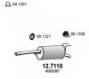 ASSO 12.7118 (127118) End Silencer