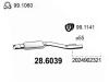 ASSO 28.6039 (286039) Middle Silencer