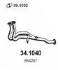 ASSO 34.1040 (341040) Exhaust Pipe