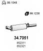 ASSO 34.7051 (347051) End Silencer